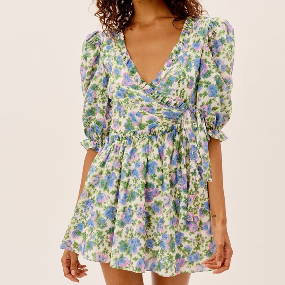 FOR LOVE & LEMONS Bridget Mini Dress, SizeS, NWT